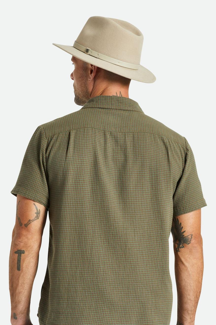 Men's Brixton Messer Fedoras Light Green | 6972403-TZ