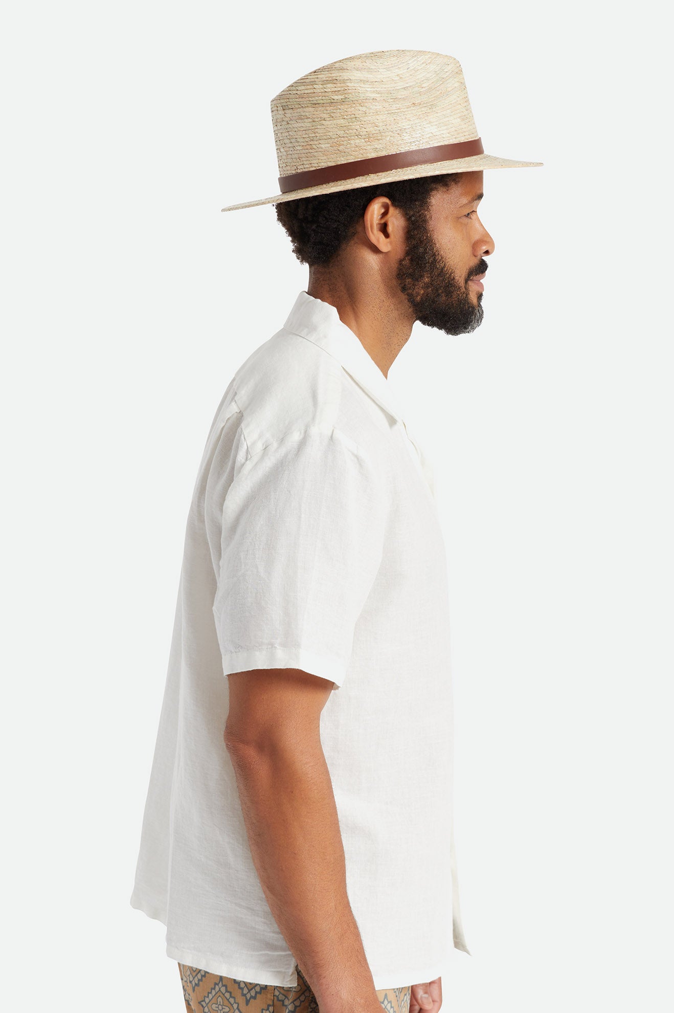 Men's Brixton Messer Hats Beige | 4930281-UV