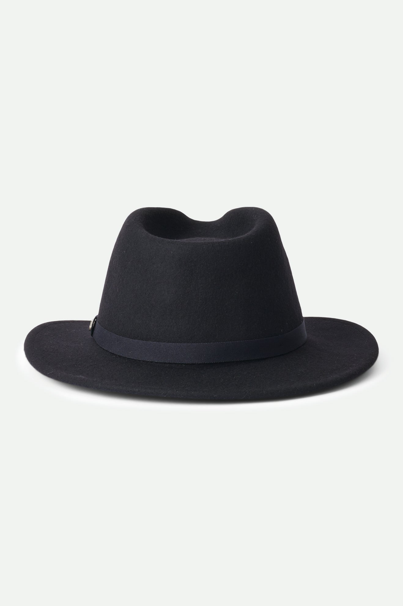 Men's Brixton Messer Packable Fedoras Black | 7802951-FN