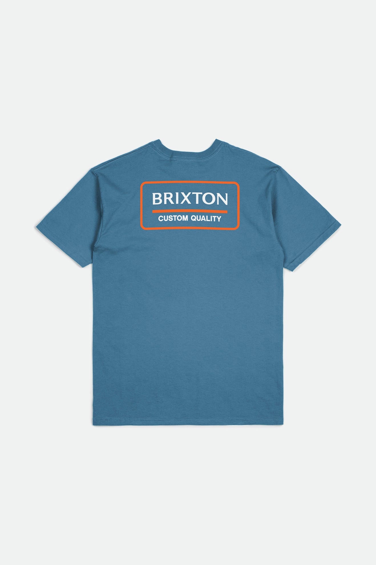 Men's Brixton Palmer Proper S/S Standard Tops Blue | 7604219-HZ