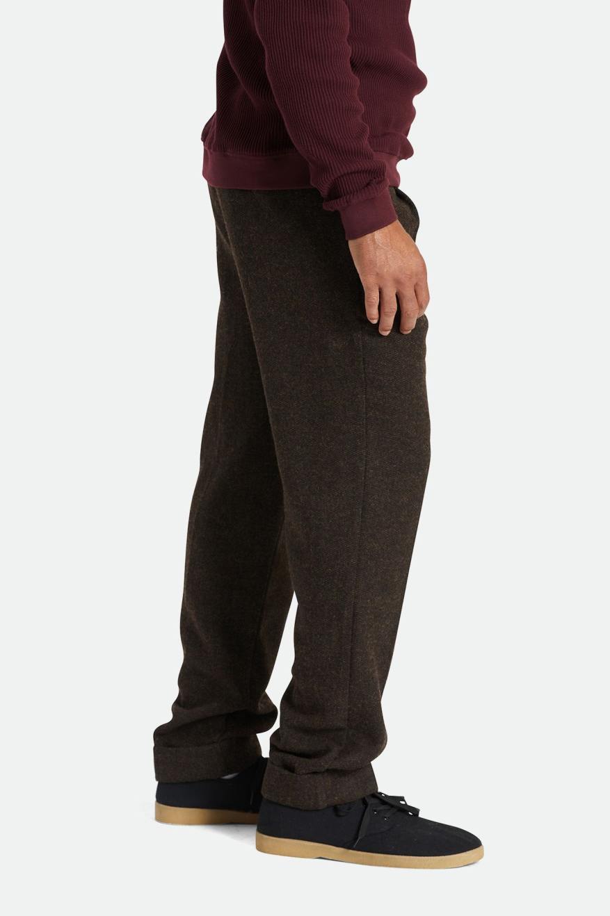 Men's Brixton Regent Reserve Trouser Pants Brown | 0839245-ME