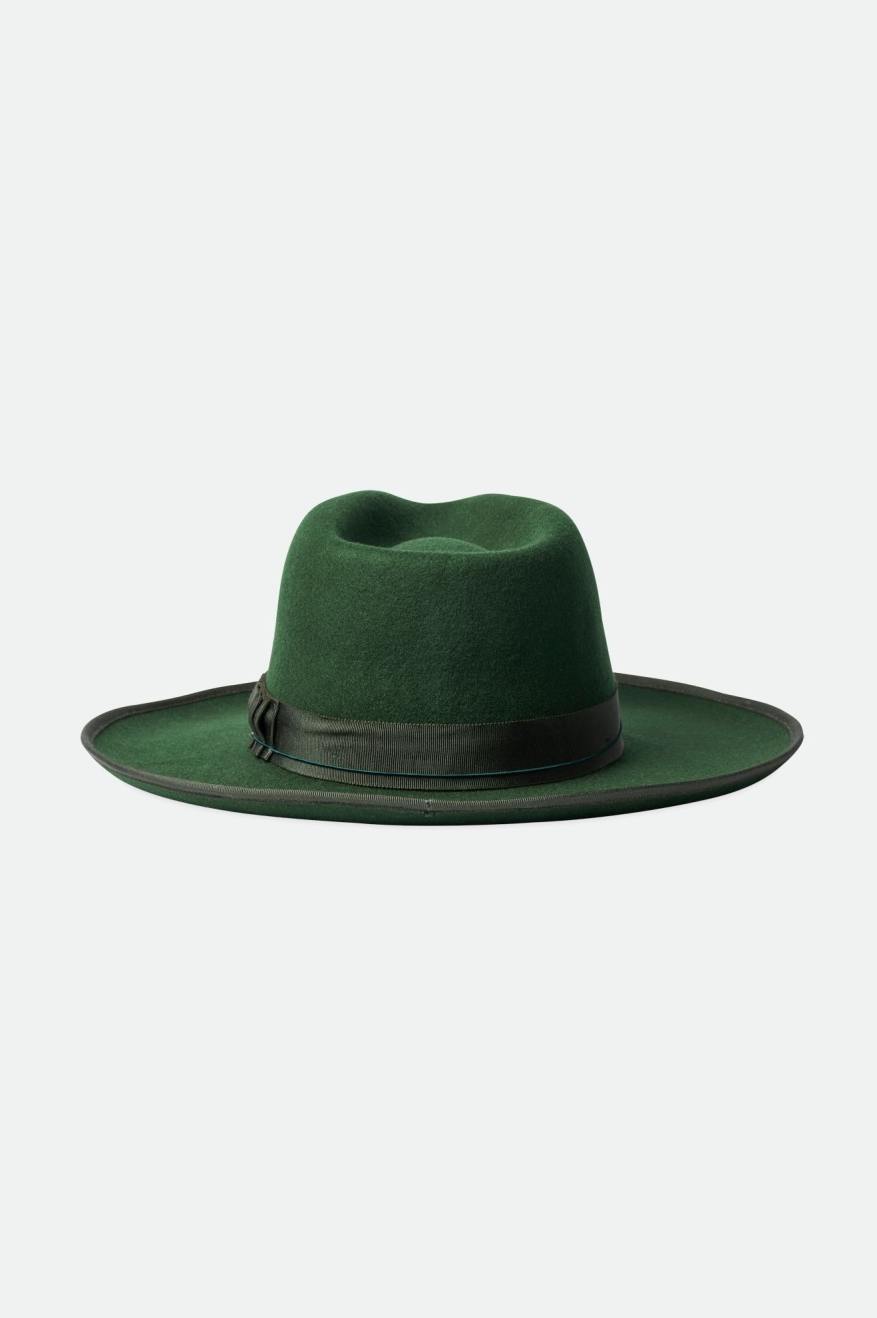 Men's Brixton Reno Fedoras Green | 5710392-ST