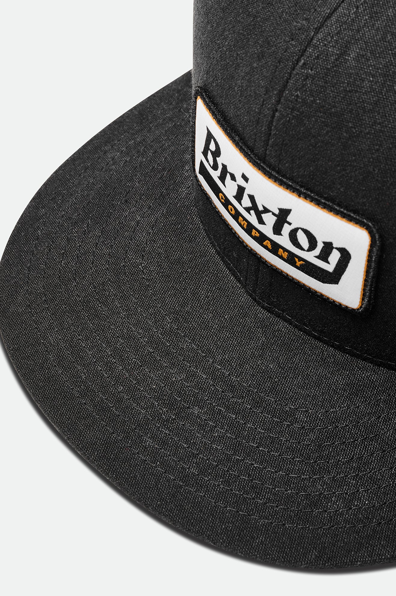 Men's Brixton Steadfast HP Caps Black | 1740962-JC