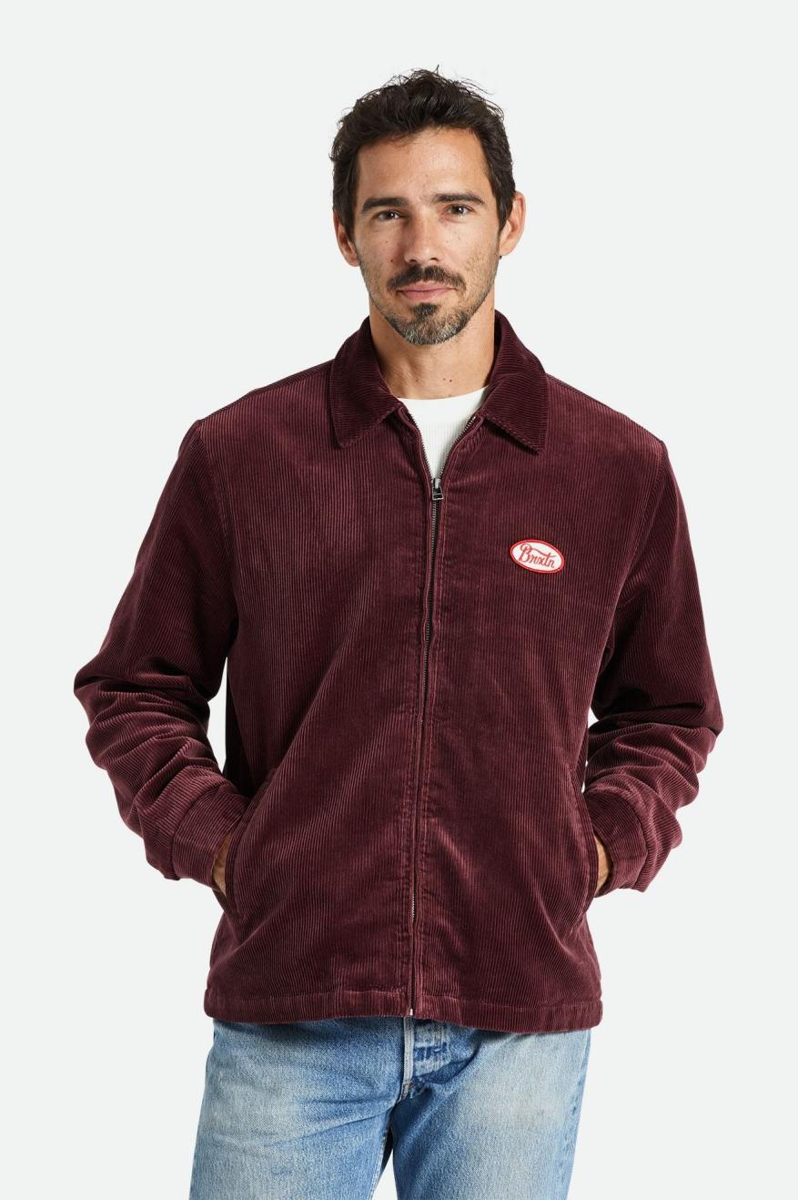 Men\'s Brixton Utopia Jackets Red | 9837526-GT