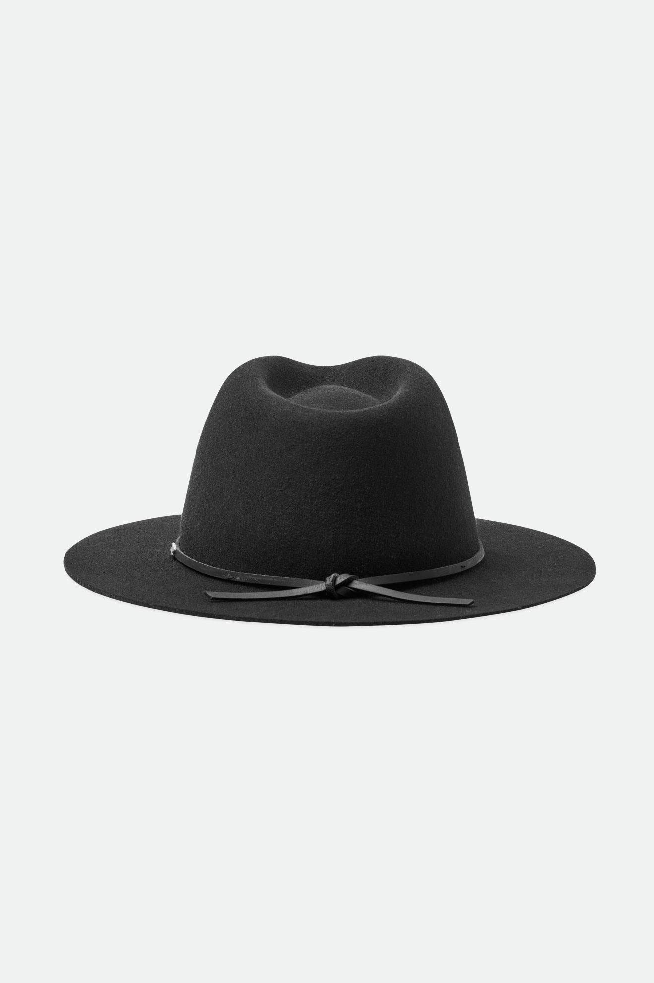 Men's Brixton Wesley Fedoras Black | 1394608-KV