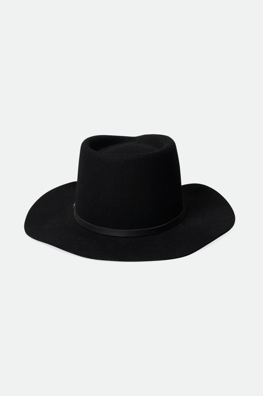 Men's Brixton Whiskey River Cowboy Hats Black | 3296740-OG