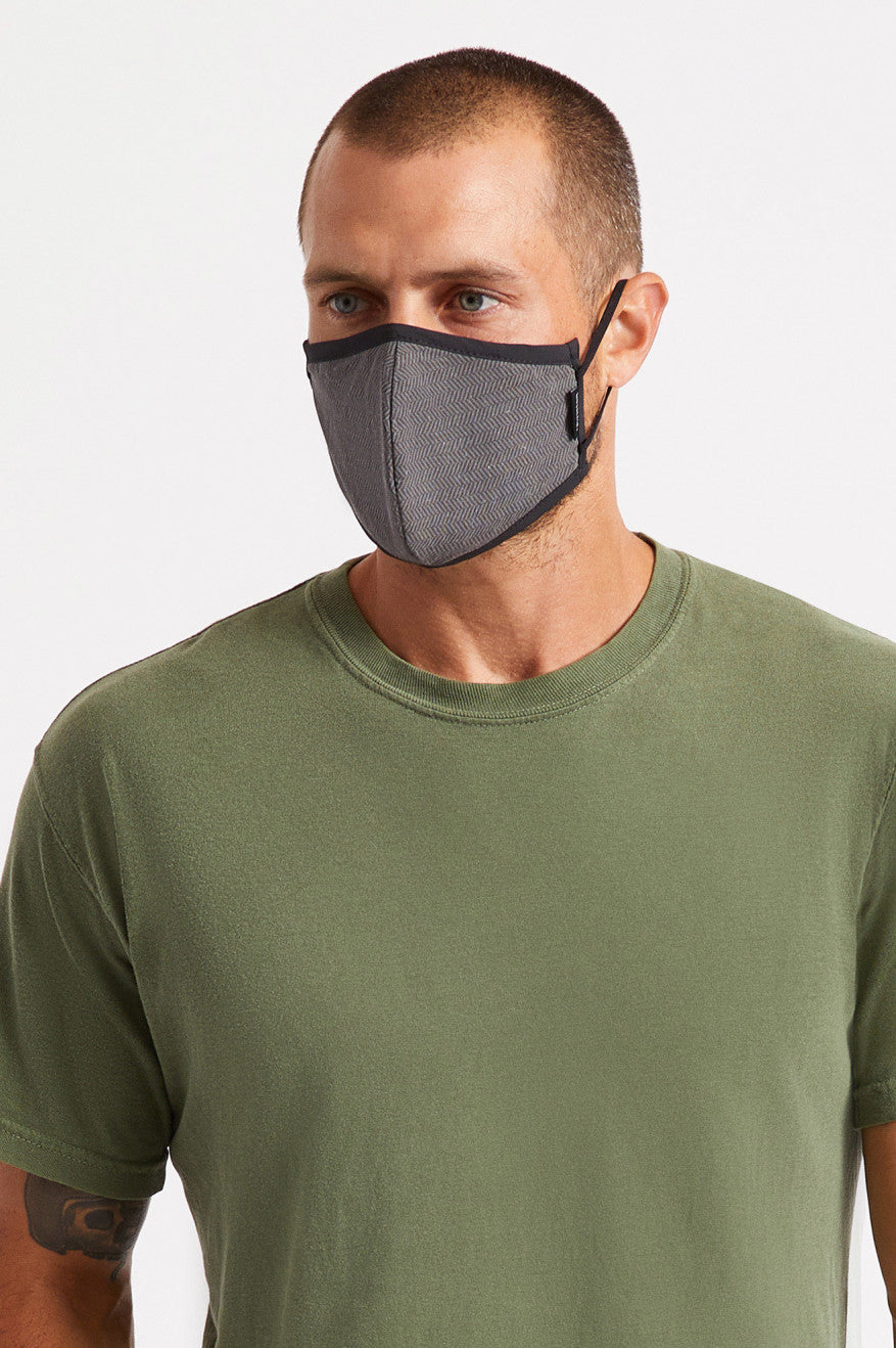 Unisex Brixton Antimicrobial 4-Way Stretch Face Masks Black | 0287431-IW