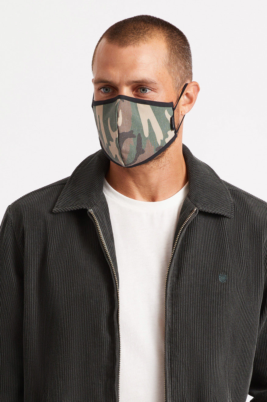 Unisex Brixton Antimicrobial 4-Way Stretch Face Masks Camo | 0763148-OU