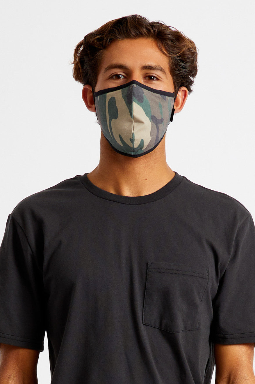 Unisex Brixton Antimicrobial 4-Way Stretch Face Masks Camo | 0763148-OU