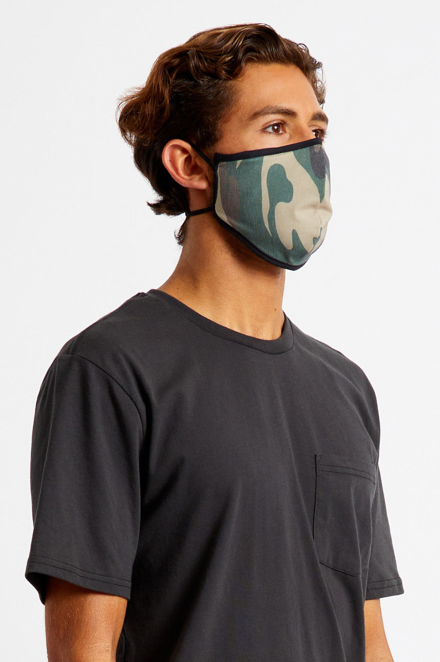 Unisex Brixton Antimicrobial 4-Way Stretch Face Masks Camo | 0763148-OU