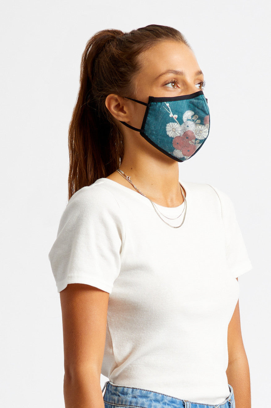 Unisex Brixton Antimicrobial 4-Way Stretch Face Masks Green | 5728409-TL