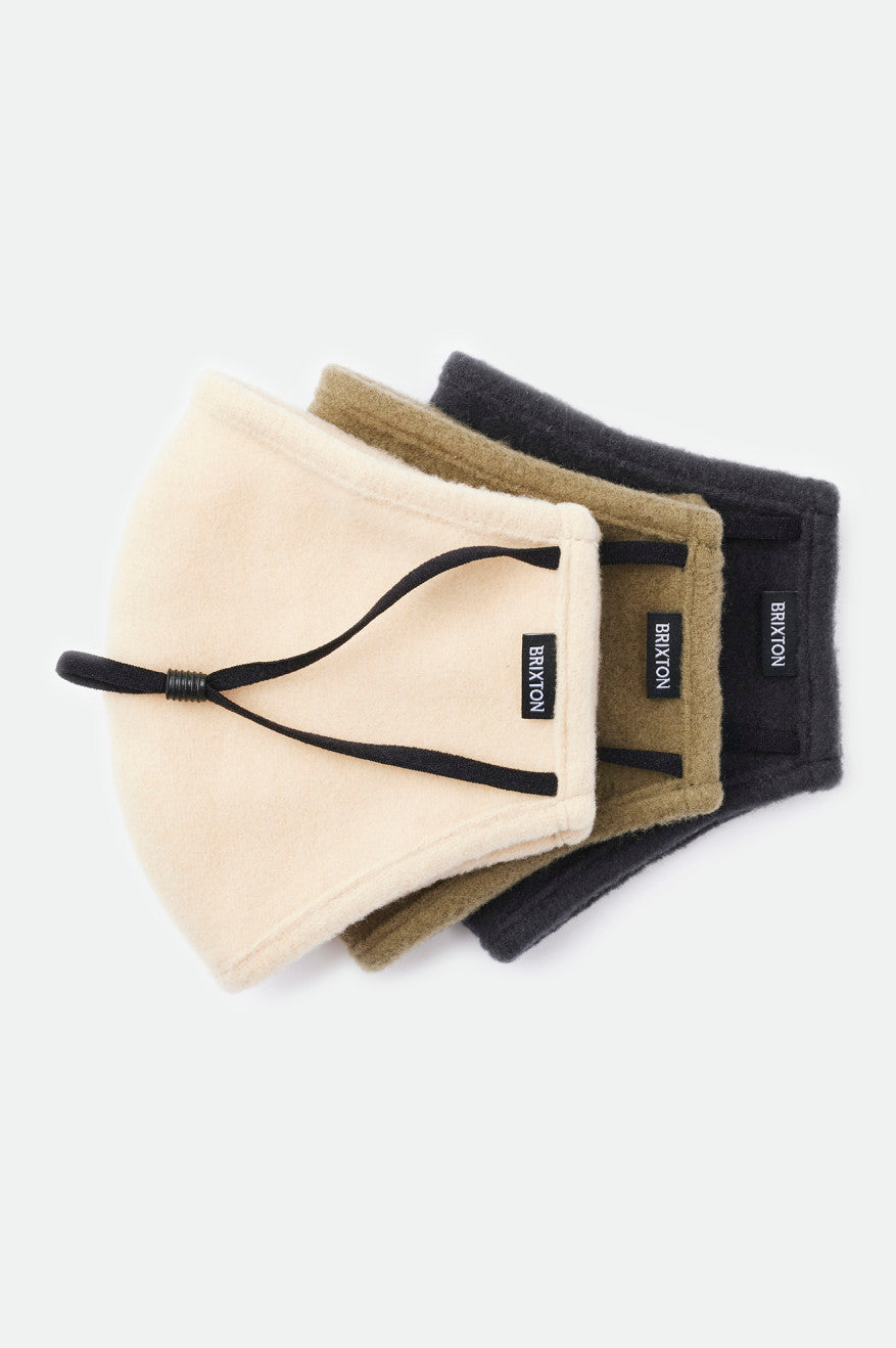 Unisex Brixton Arctic Fleece Face Masks Beige | 5370691-DM