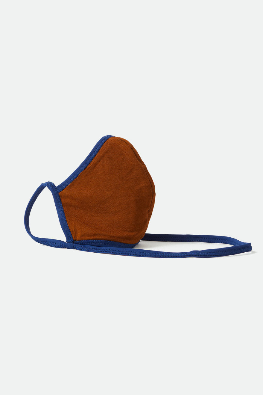 Unisex Brixton Everything Face Masks Navy / Brown | 3470829-BE