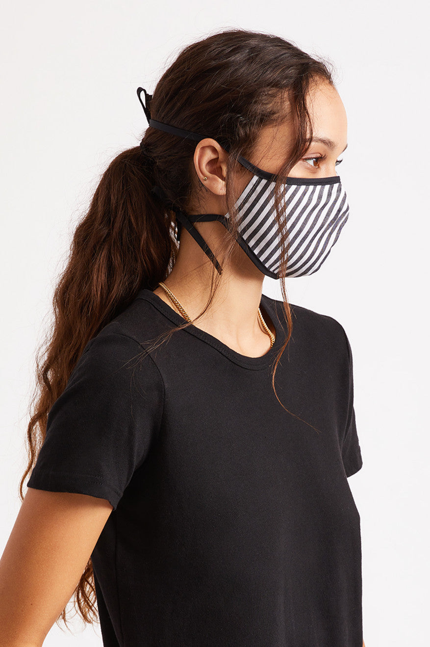 Unisex Brixton Lightweight Antimicrobial Face Masks Black | 0413597-JL