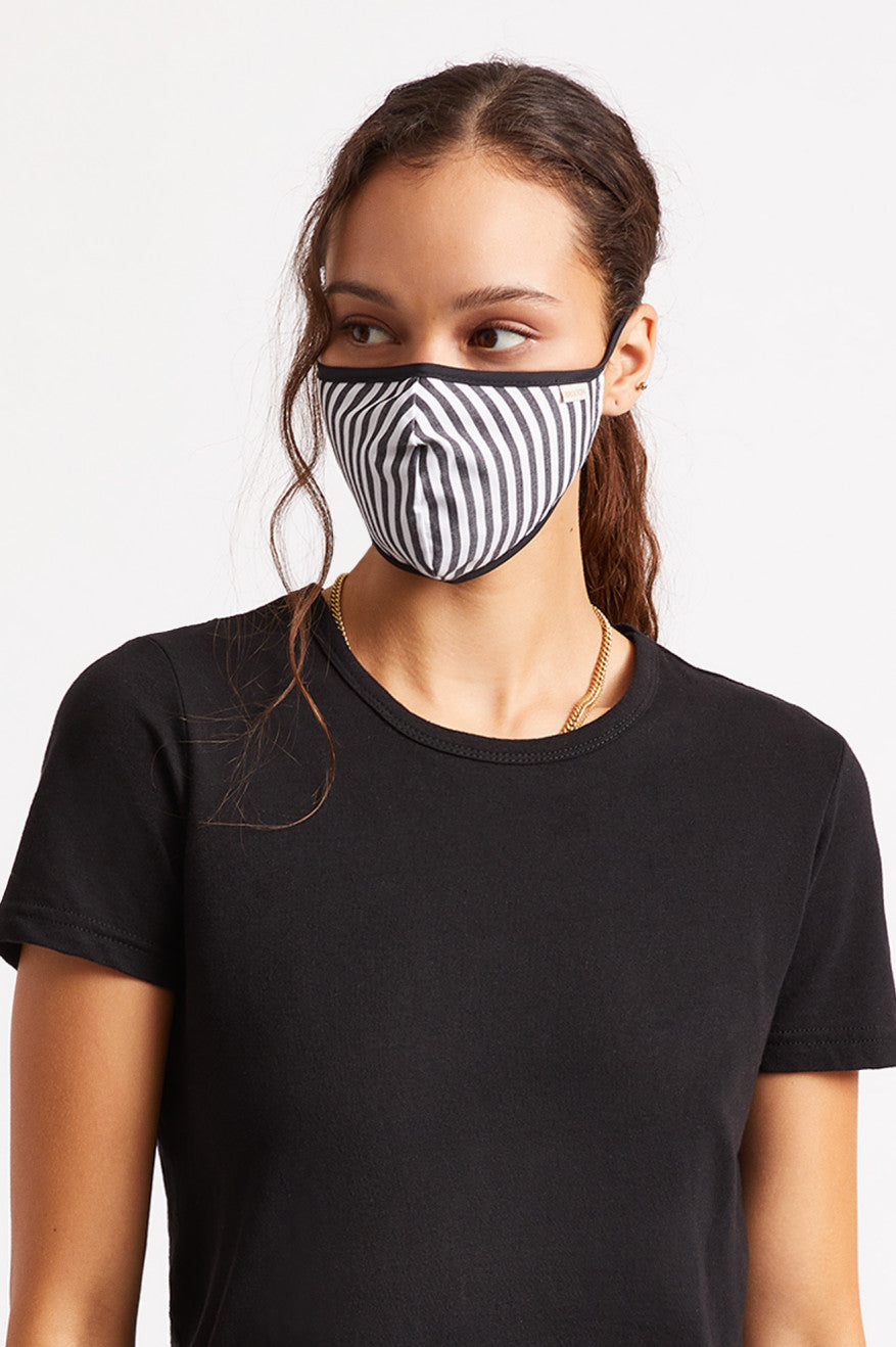 Unisex Brixton Lightweight Antimicrobial Face Masks Black | 0413597-JL