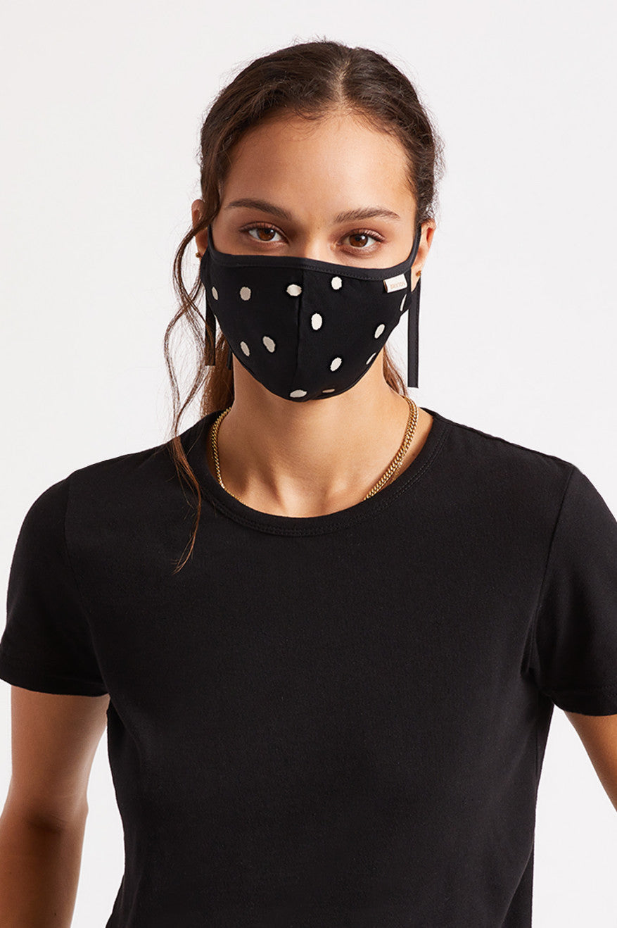 Unisex Brixton Lightweight Antimicrobial Face Masks Black | 0638521-ON