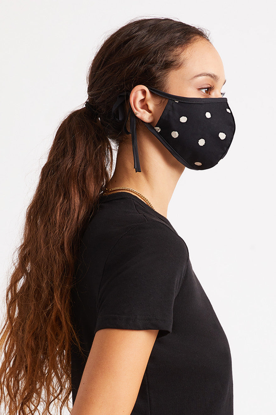 Unisex Brixton Lightweight Antimicrobial Face Masks Black | 0638521-ON