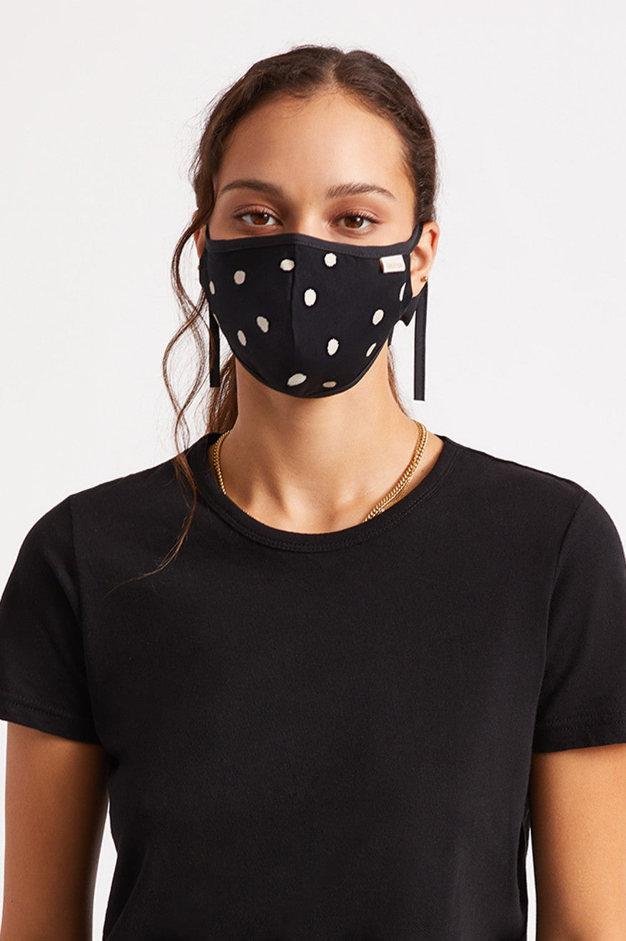 Unisex Brixton Lightweight Antimicrobial Face Masks Black | 0638521-ON