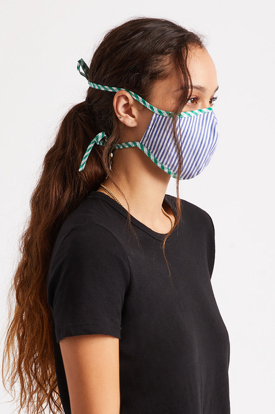 Unisex Brixton Lightweight Antimicrobial Face Masks Blue | 1697043-BO