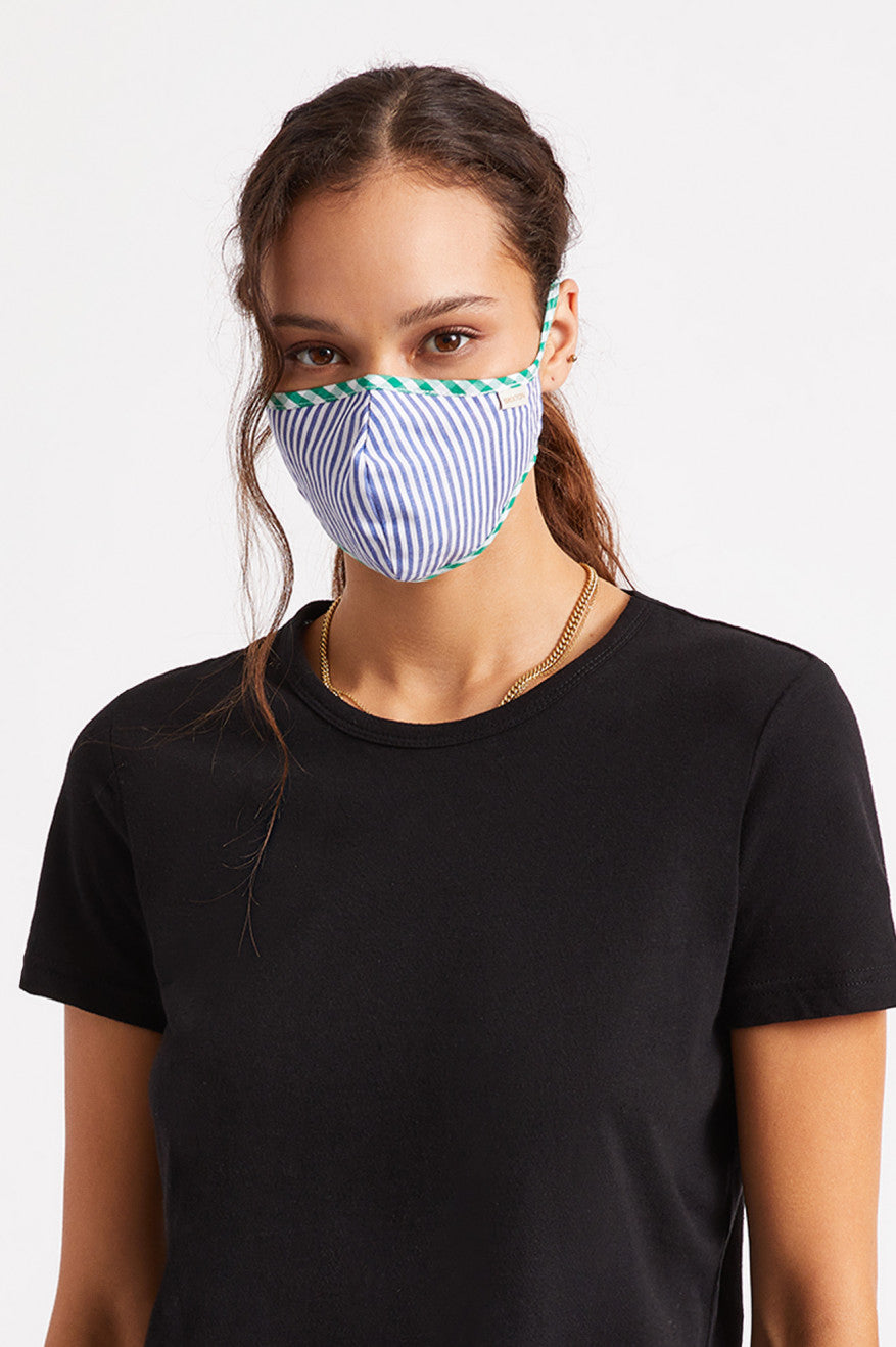 Unisex Brixton Lightweight Antimicrobial Face Masks Blue | 1697043-BO