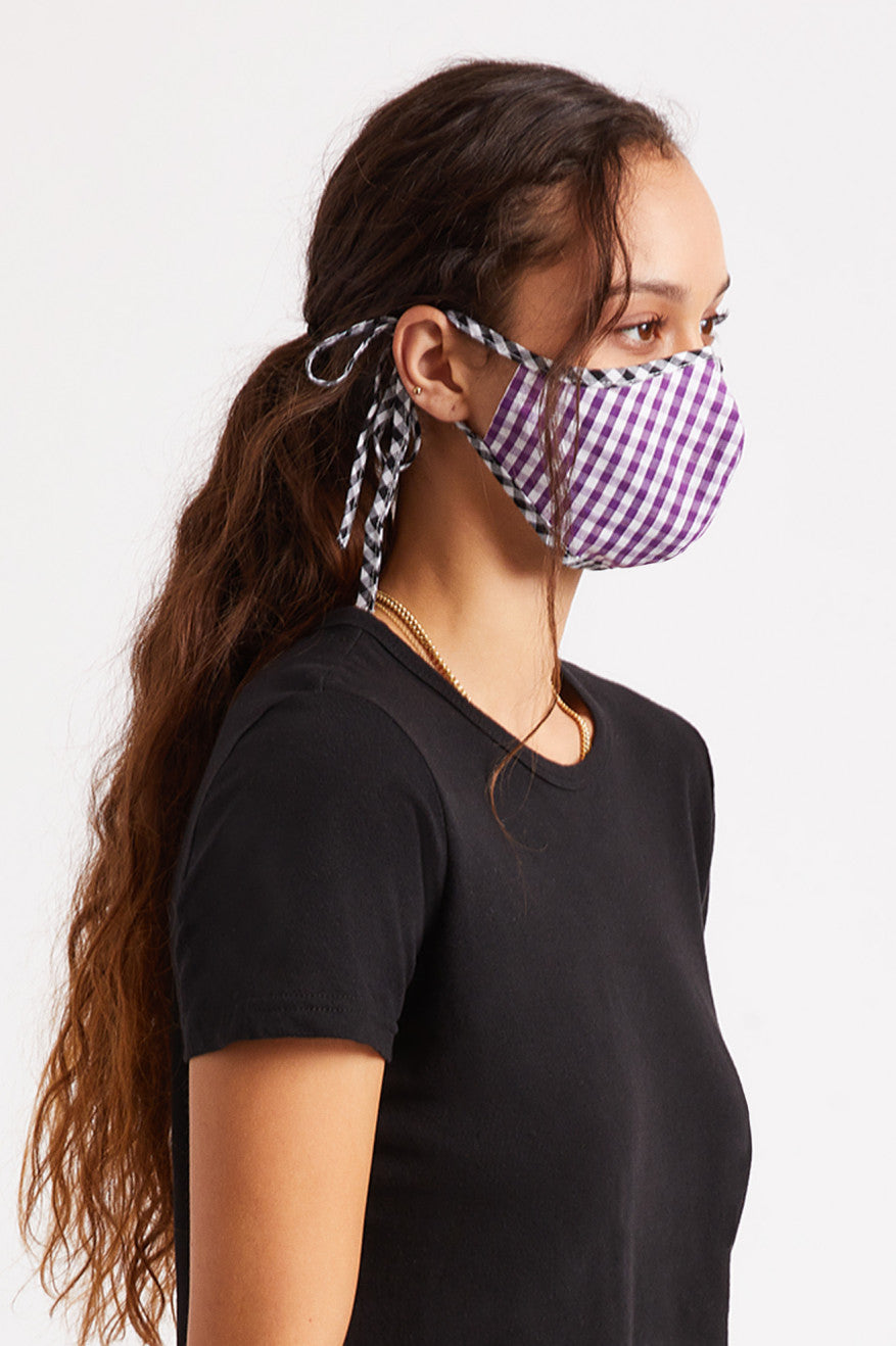 Unisex Brixton Lightweight Antimicrobial Face Masks Purple | 9780246-NX