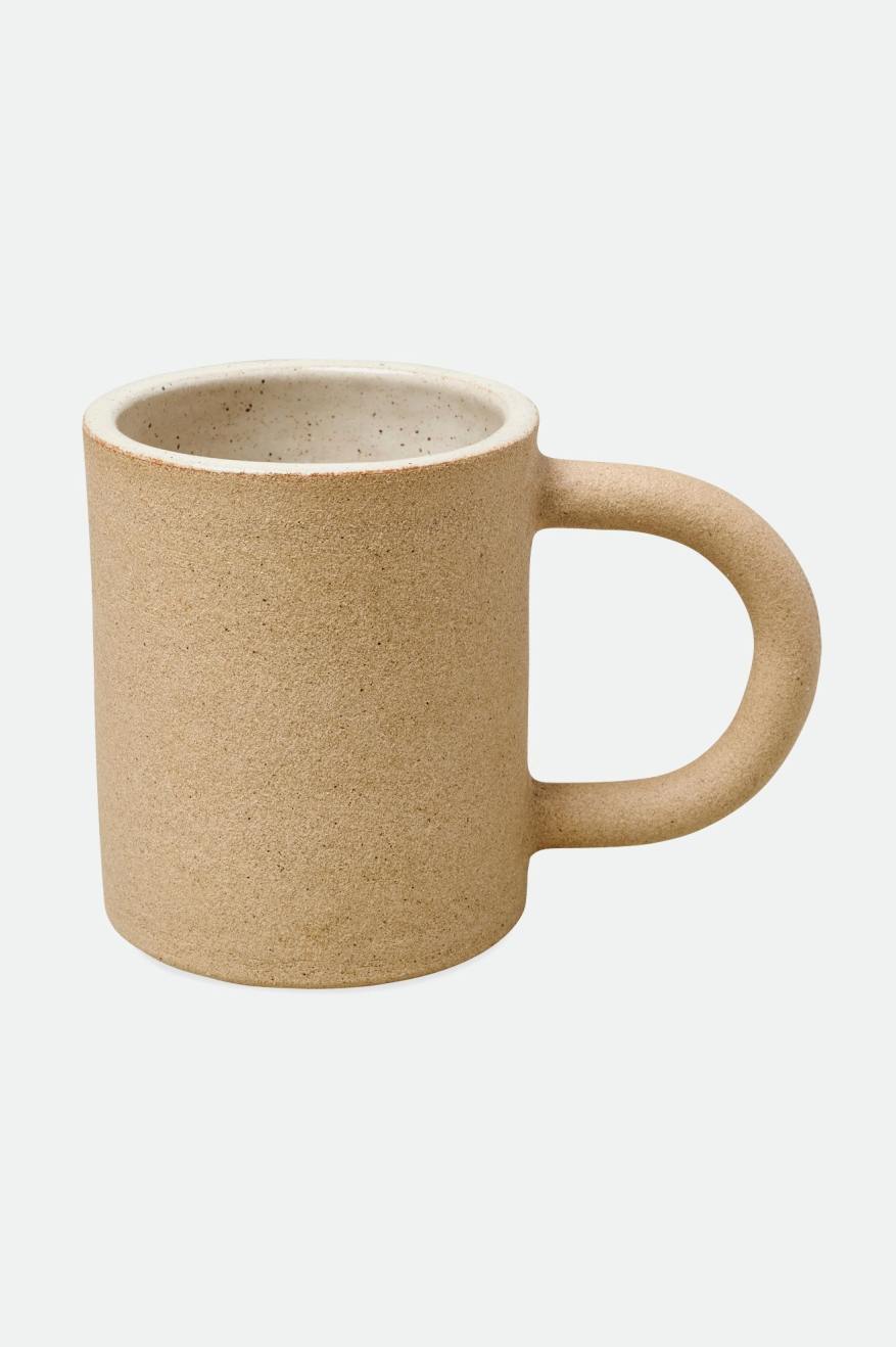 Unisex Brixton O-M Hand Crafted Ceramic Mug Accessories Beige | 3749052-KT