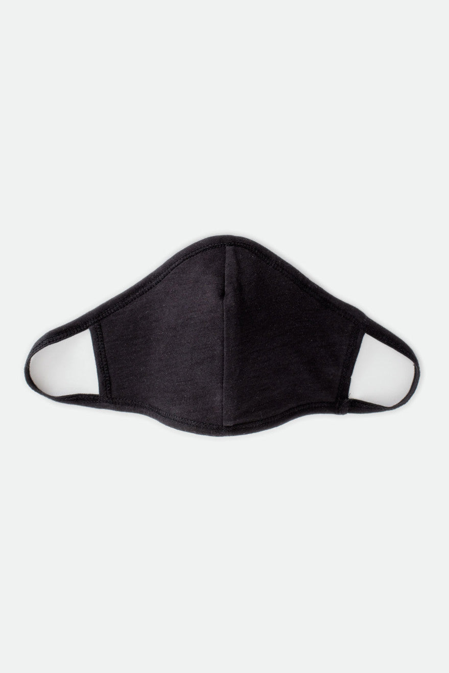 Unisex Brixton Reversible Face Masks Black | 5874013-GZ