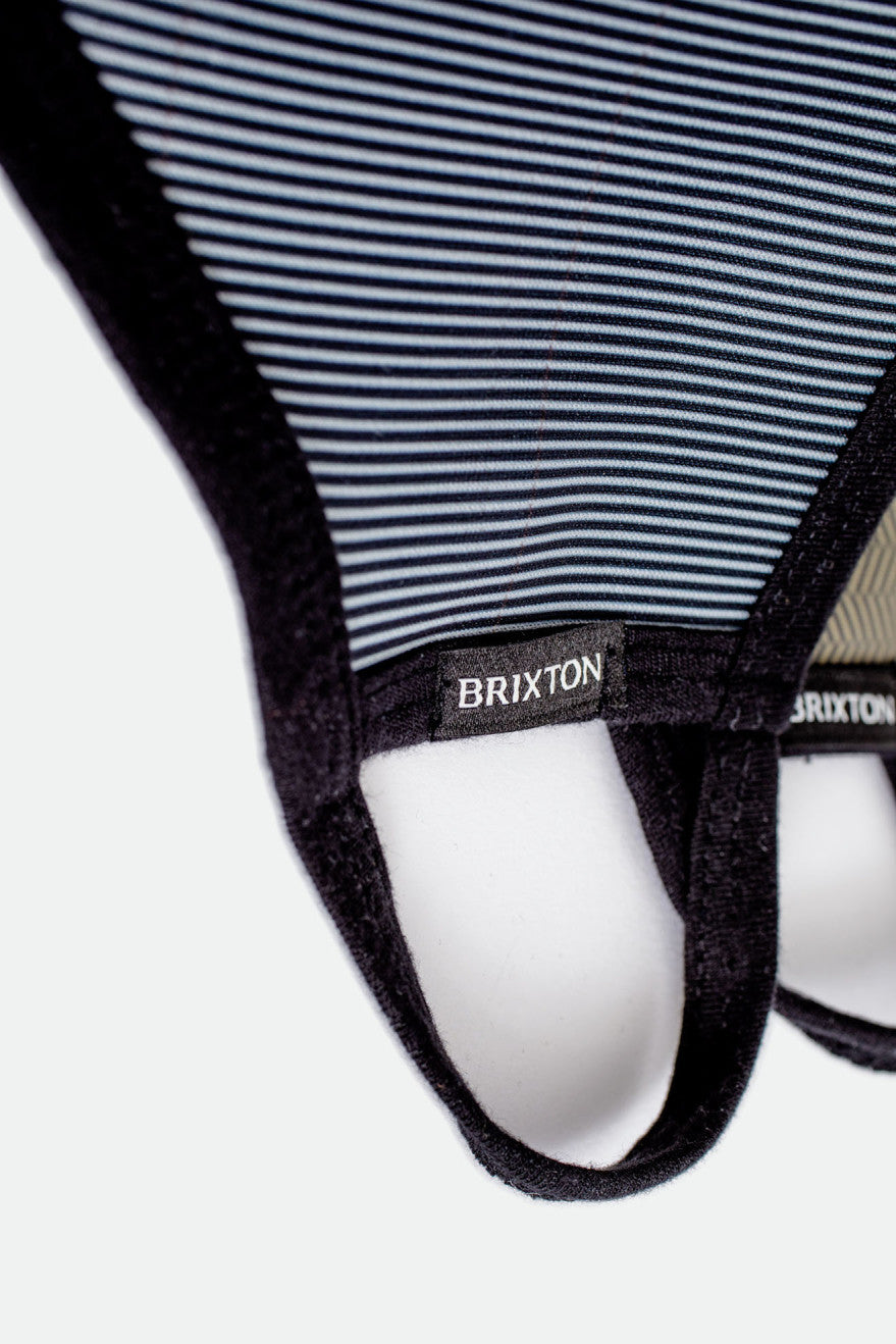 Unisex Brixton Reversible Face Masks Black | 9260158-JD