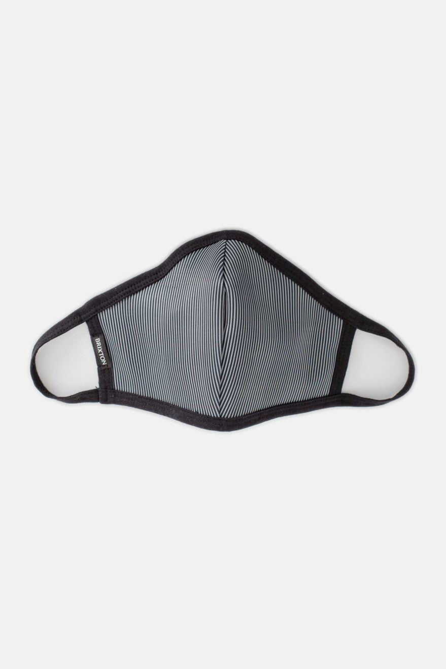 Unisex Brixton Reversible Face Masks Black | 9260158-JD