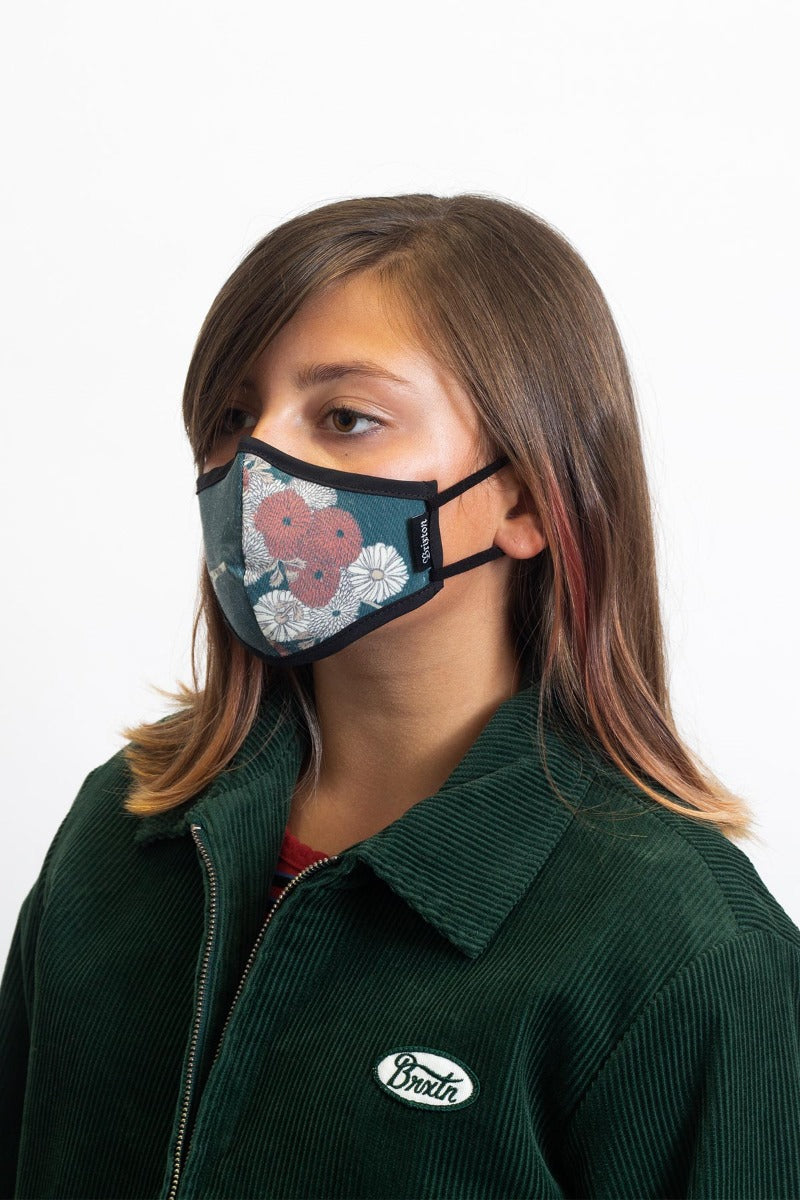 Unisex Brixton Youth Antimicrobial Face Masks Green | 2859671-CZ