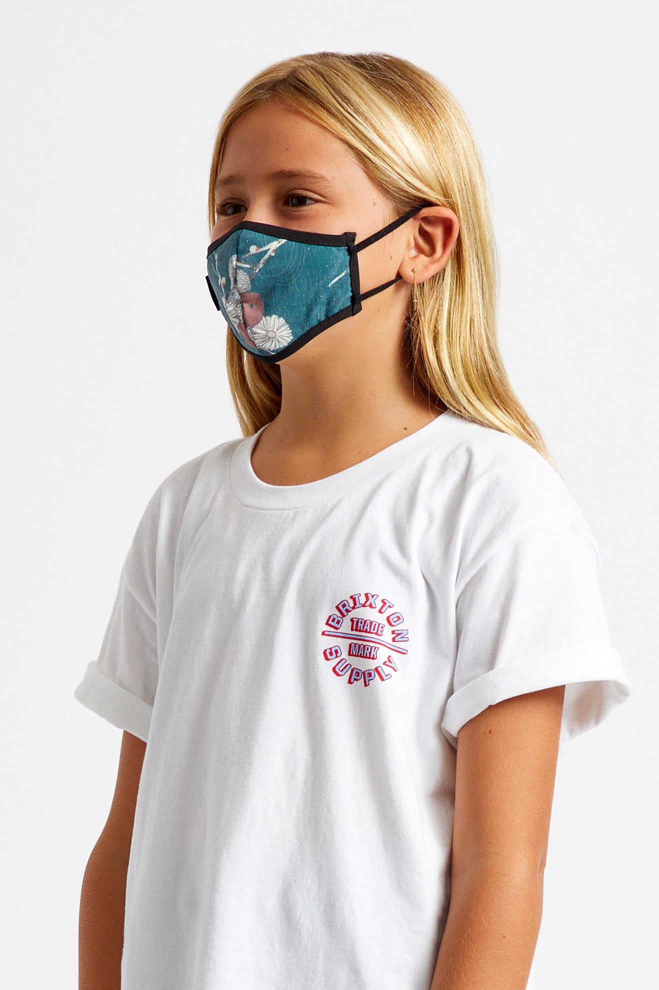 Unisex Brixton Youth Antimicrobial Face Masks Green | 2859671-CZ