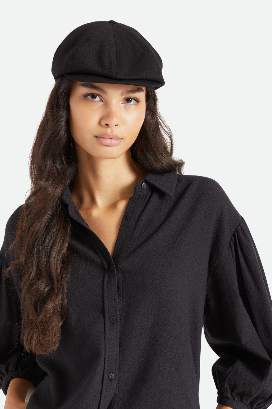 Women's Brixton Brood Hats Black | 6413908-PC