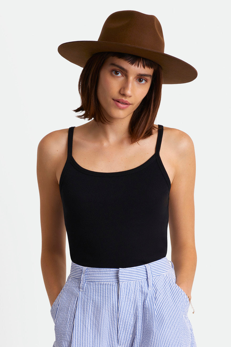 Women's Brixton Cohen Cowboy Hat Hats Coffee | 3746209-MP