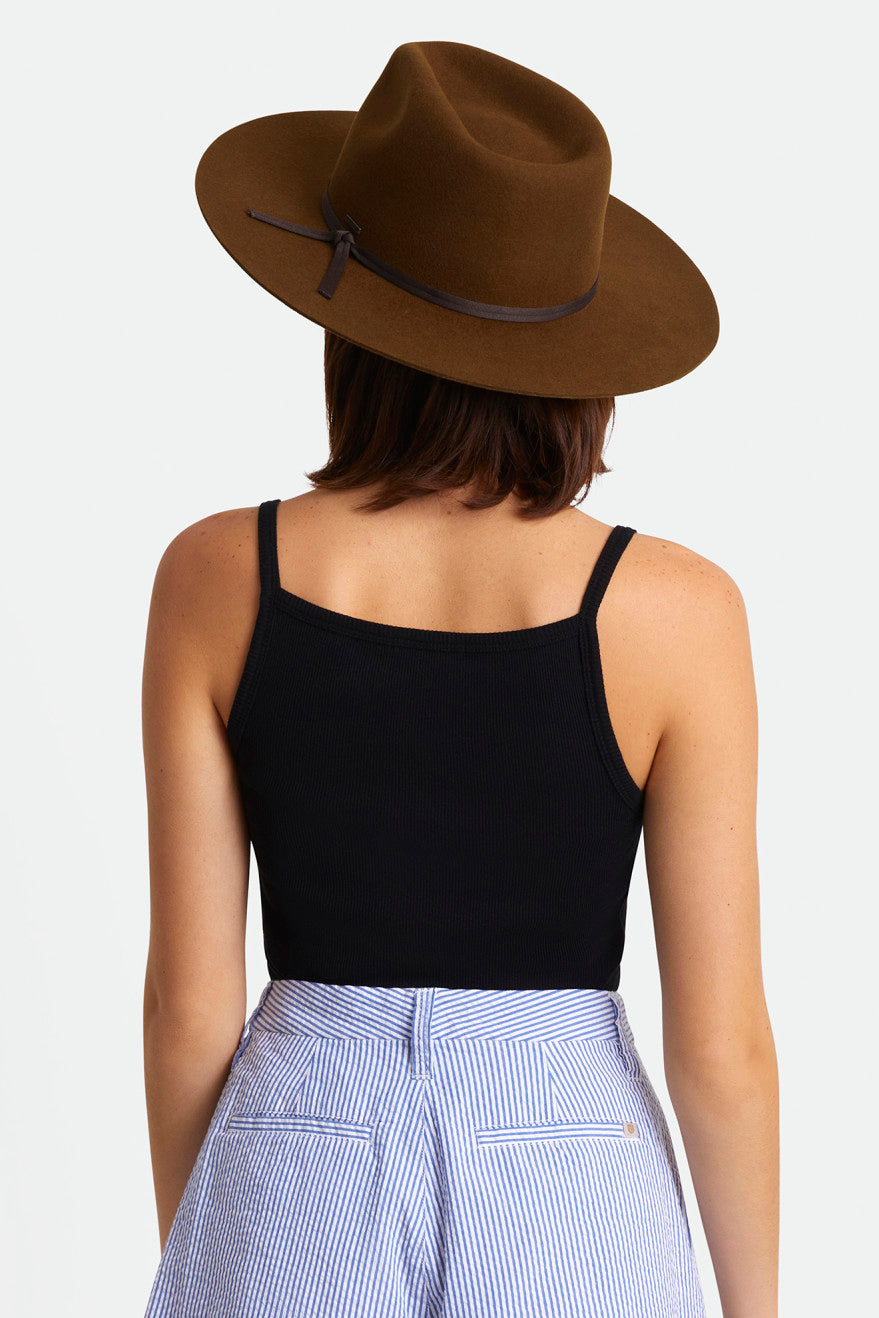 Women's Brixton Cohen Cowboy Hat Hats Coffee | 3746209-MP