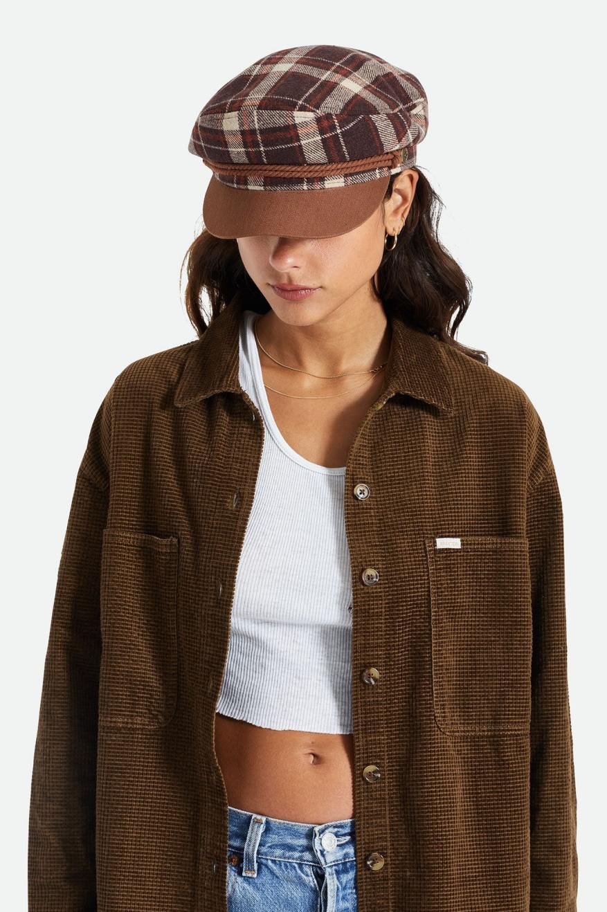 Women's Brixton Fender Jaguar Fiddler Hats Brown | 4956073-BQ