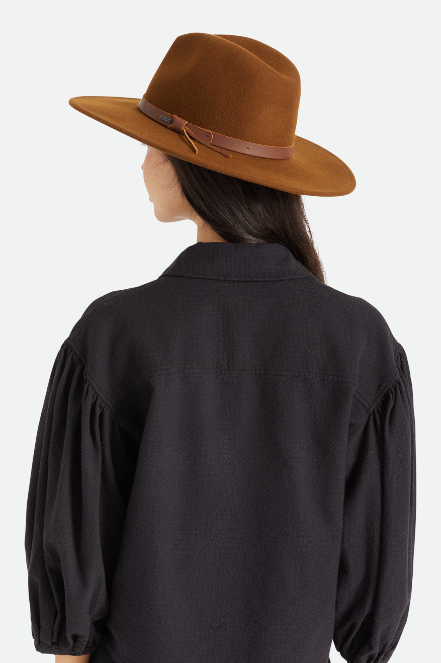 Women's Brixton Field Proper Hat Hats Coffee | 2074865-ZJ