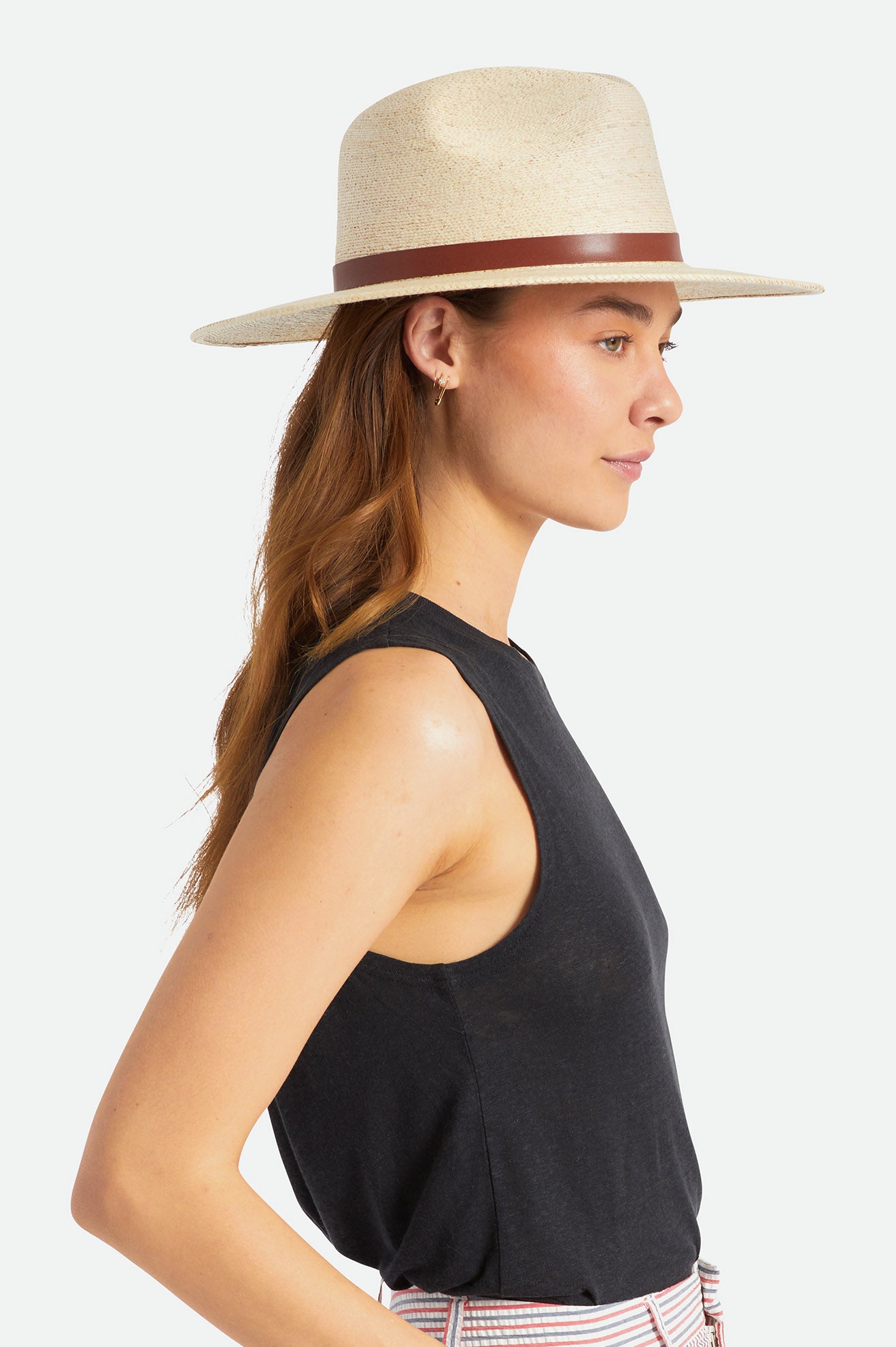 Women's Brixton Field Proper Straw Hats Beige | 8456721-BN