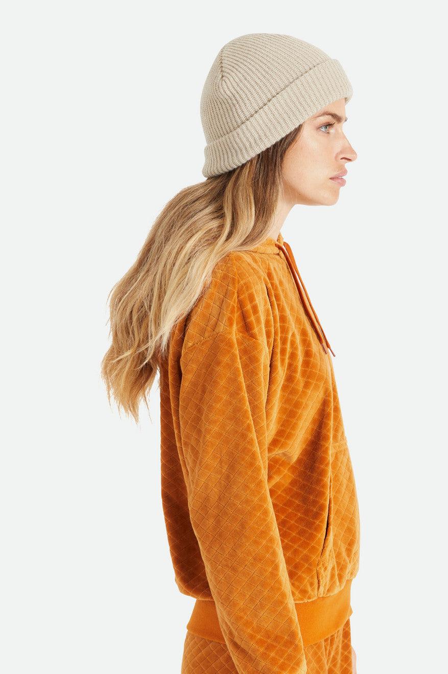 Women's Brixton Heist Beanie Beige | 3215647-RX