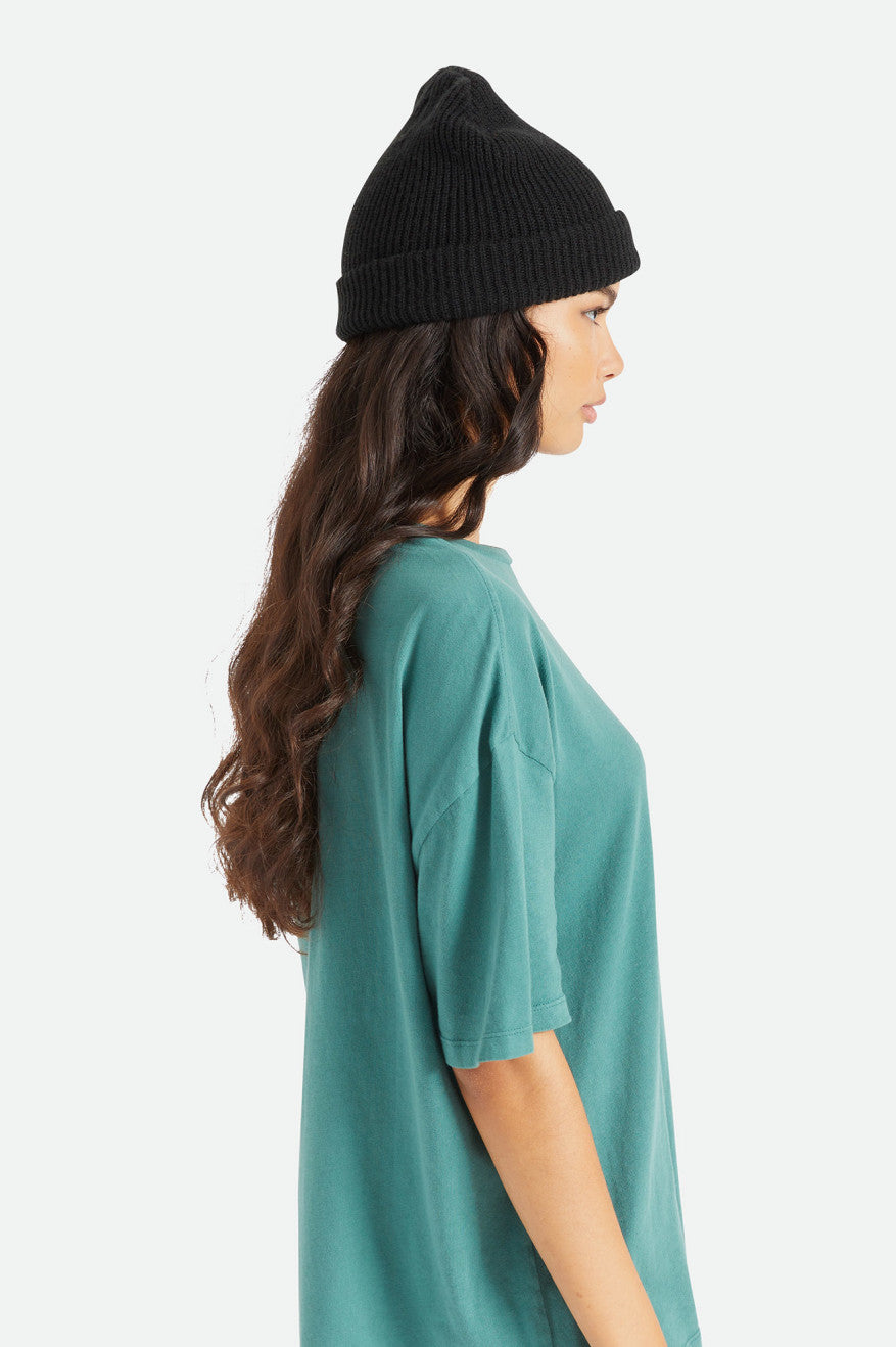 Women's Brixton Heist Beanie Black | 1584693-SD