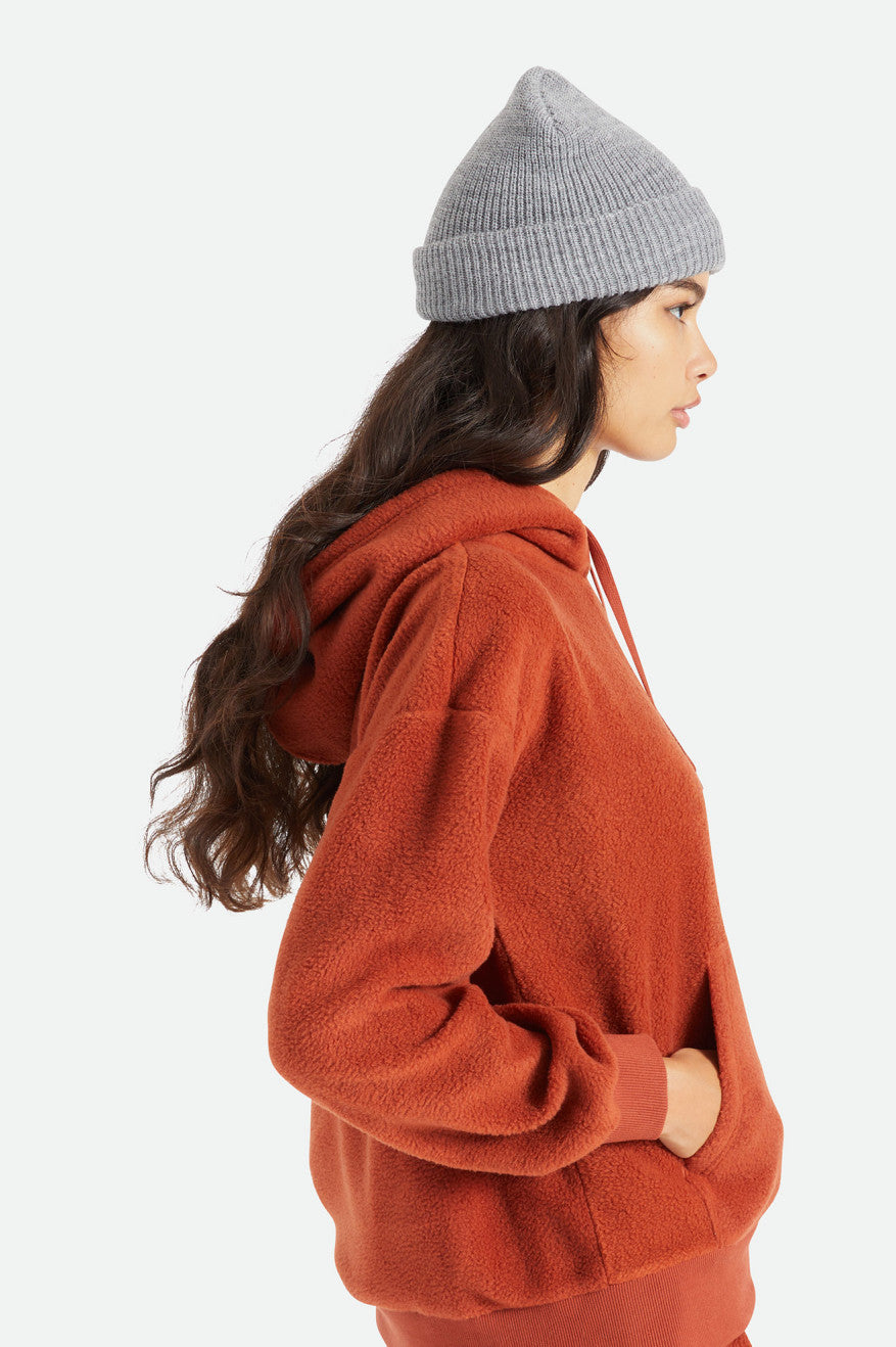 Women's Brixton Heist Beanie Light Grey | 6032897-DZ