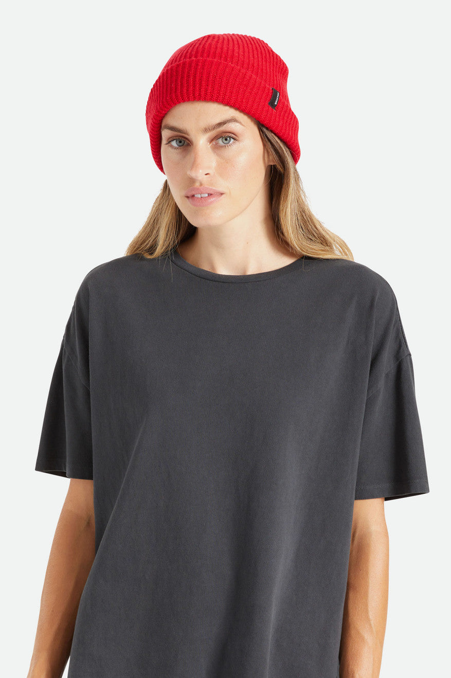 Women's Brixton Heist Beanie Red | 5084796-XI