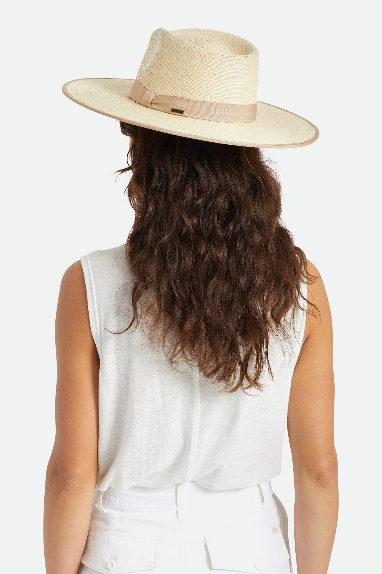 Women's Brixton Jo Rancher Straw Hats Beige | 1496532-CL