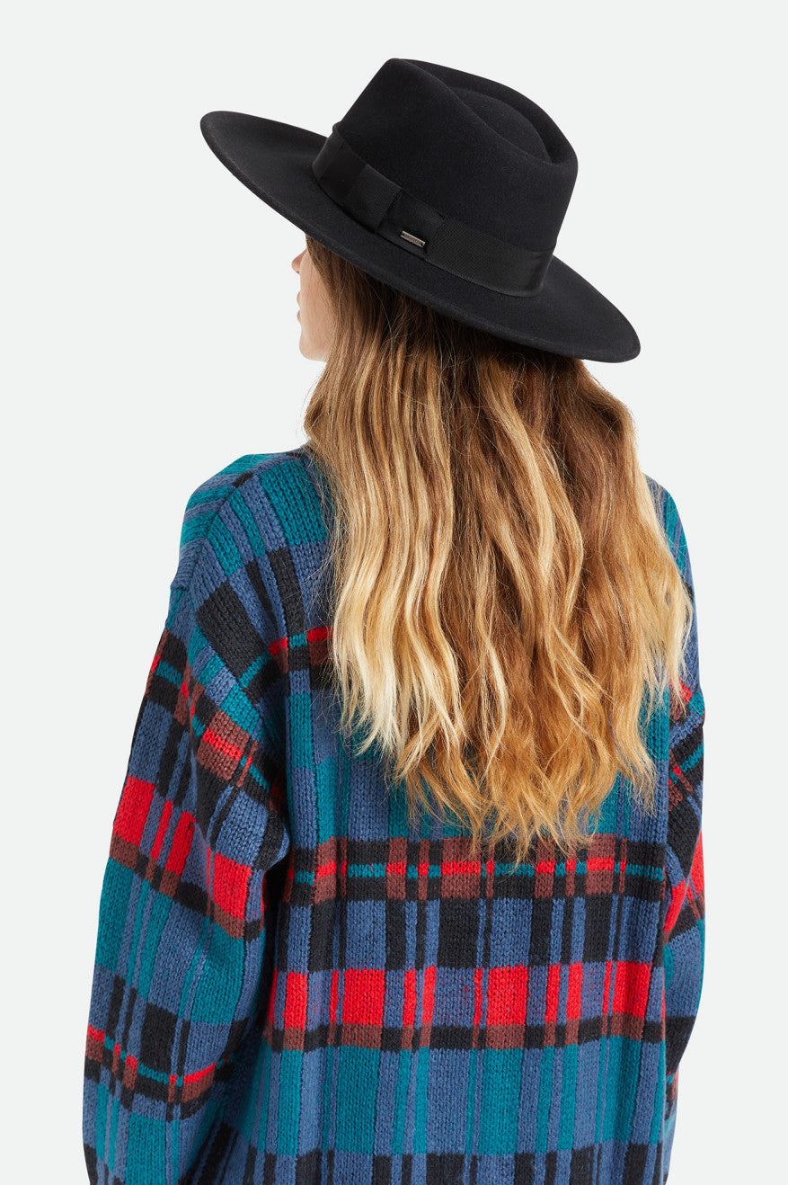 Women's Brixton Joanna Felt Hat Hats Black | 2849613-ZC