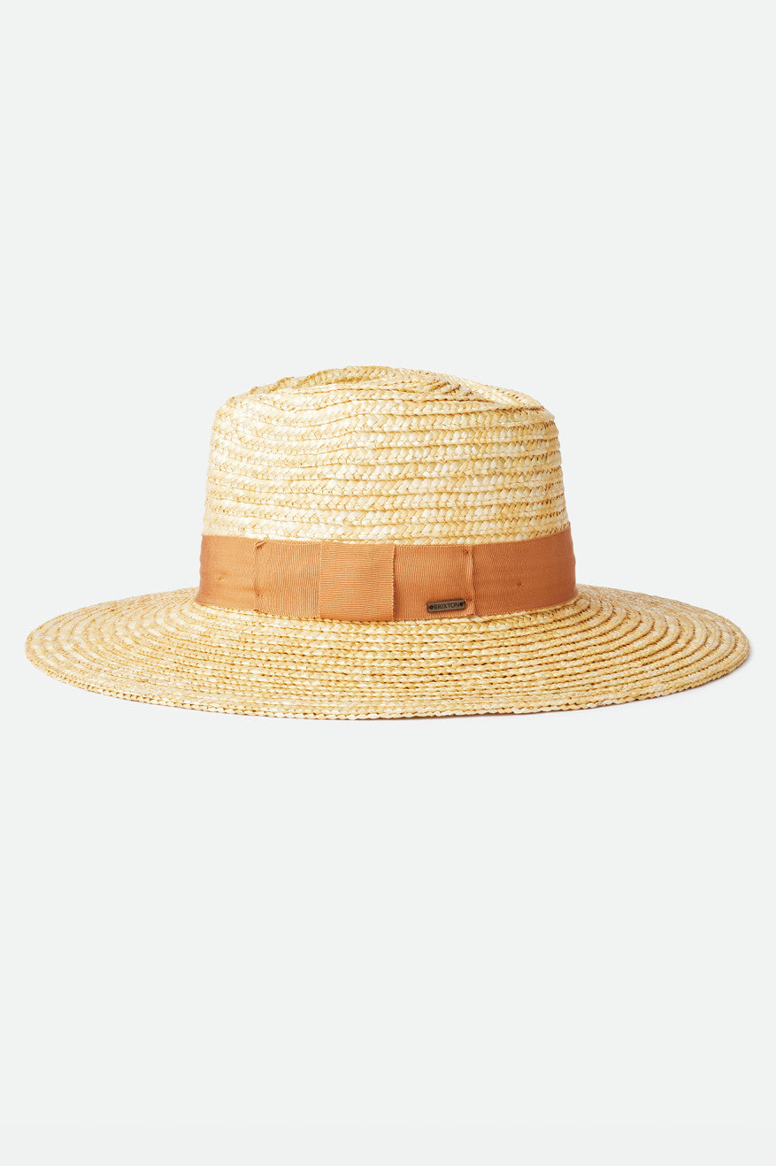 Women's Brixton Joanna Straw Hats Orange | 7094851-FX