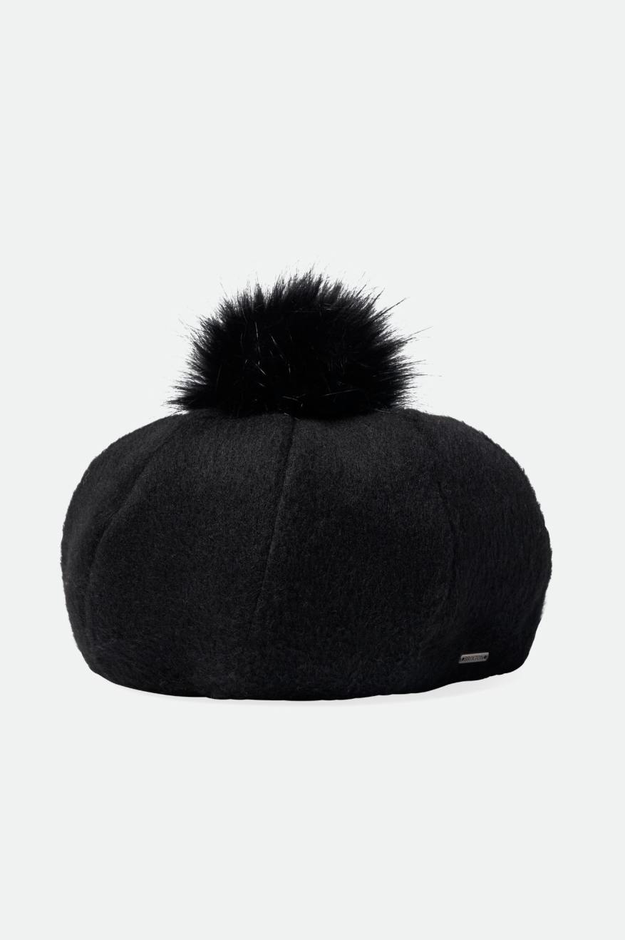 Women's Brixton Natalie Oversized Pom Berets Black | 3206594-AE