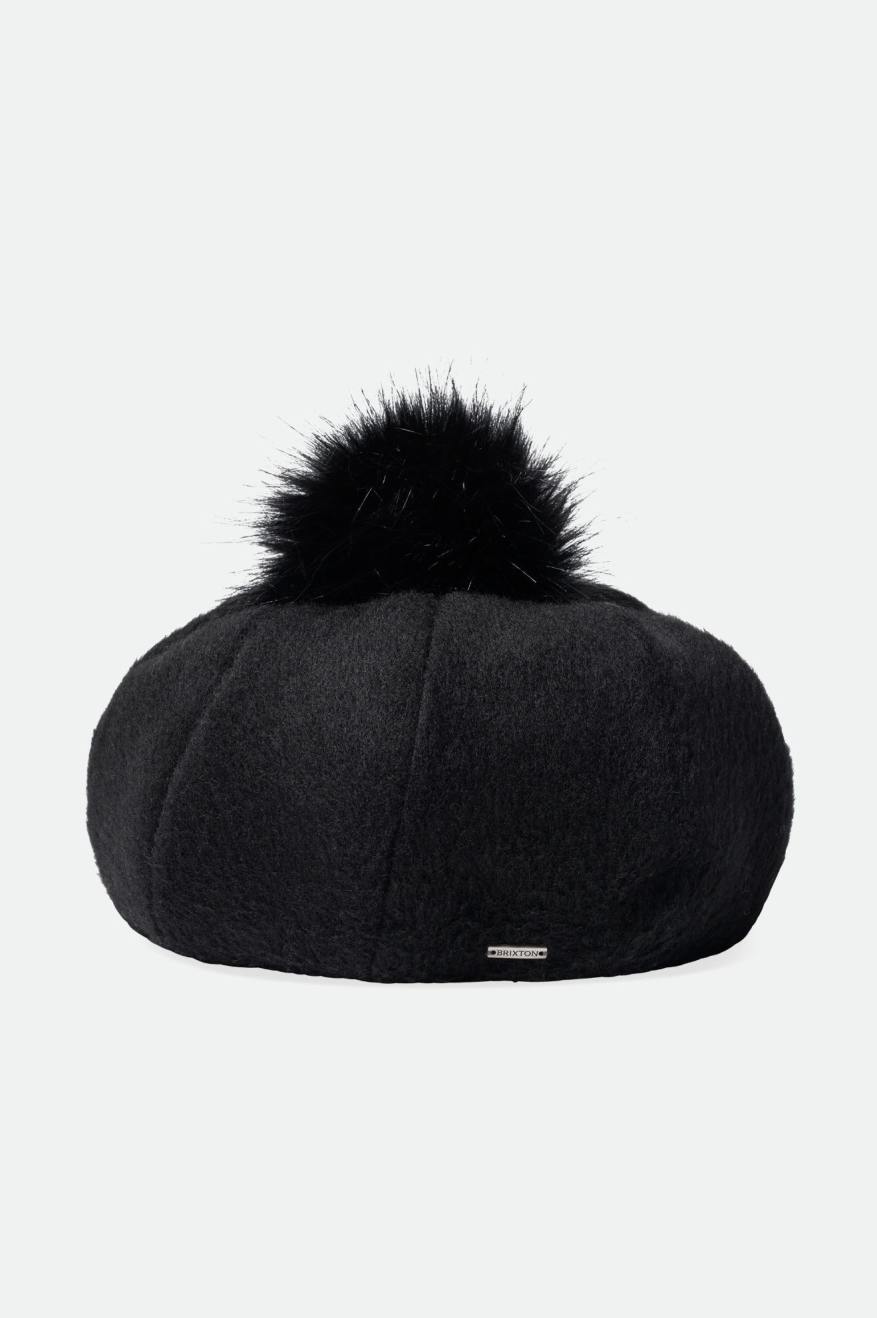 Women's Brixton Natalie Oversized Pom Berets Black | 3206594-AE