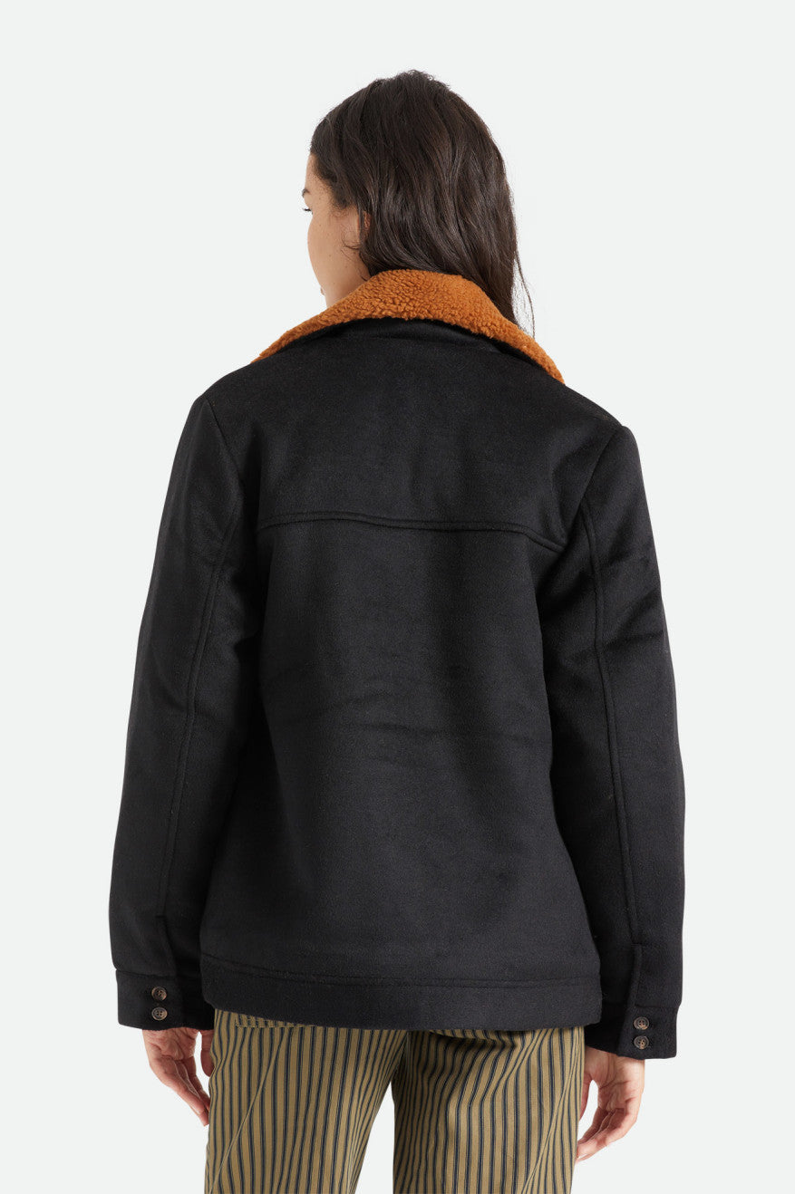 Women's Brixton Nouvelle Jackets Black | 8375614-RA