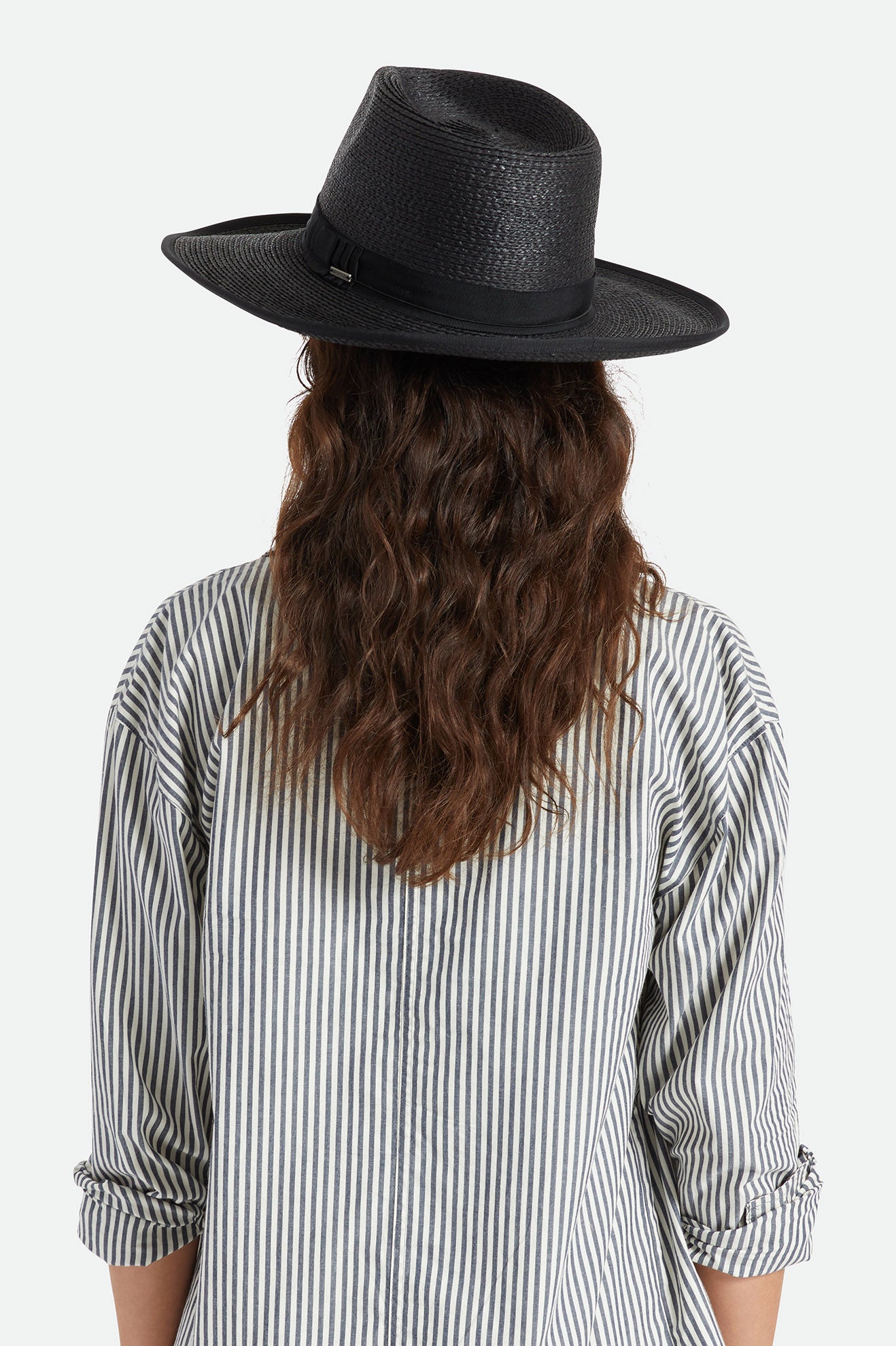 Women's Brixton Reno Straw Hat Hats Black | 5894731-HG