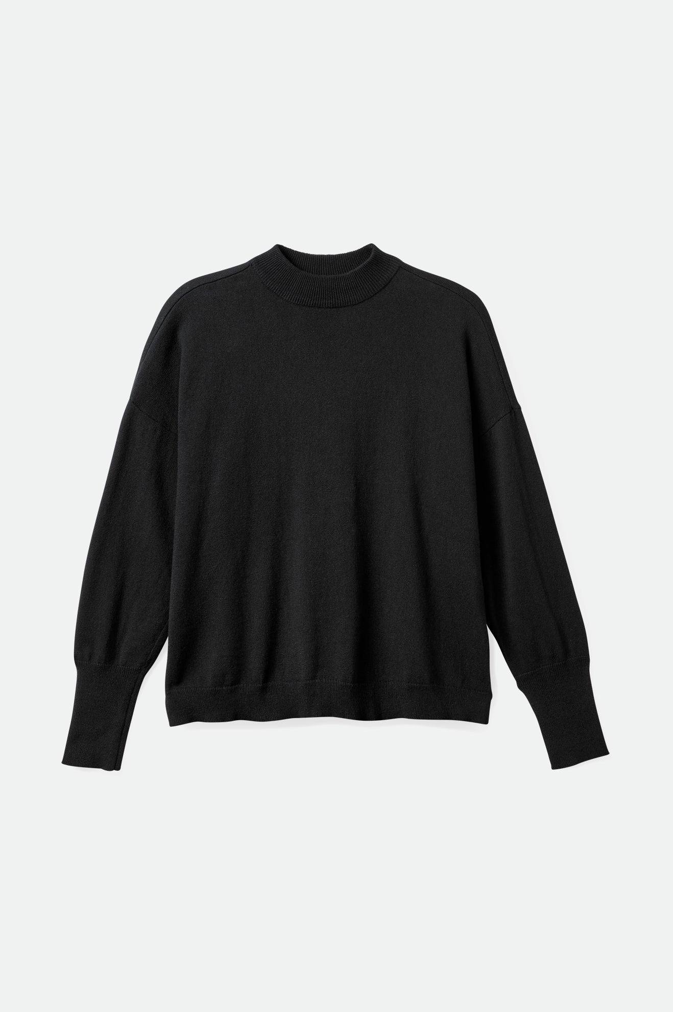 Women's Brixton Reserve Oversized Cashmere Sweater Tops Black | 2853497-JS