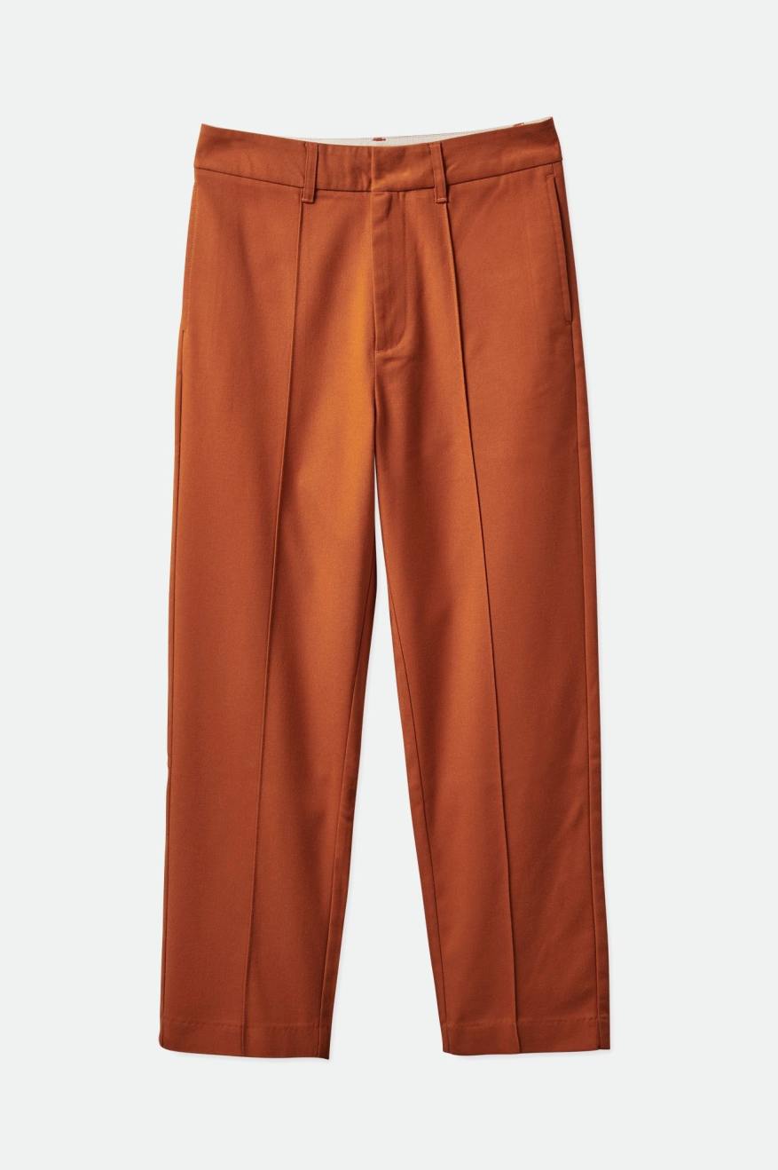 Women's Brixton Retro Trouser Bottoms Orange | 3617452-XJ